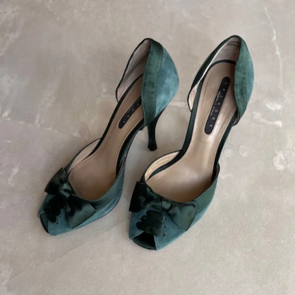 LAUNDRY size7 peep-toe heels - Picture 2 of 3